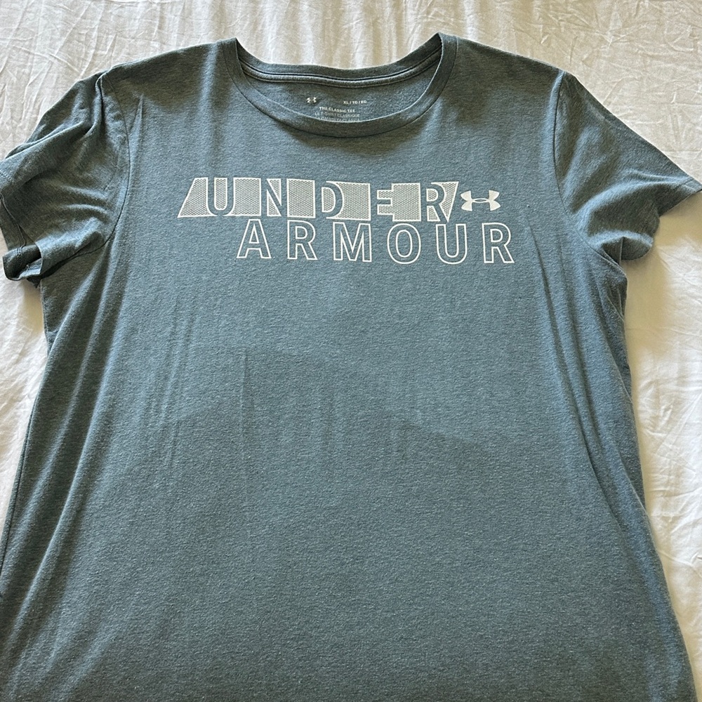 Under Armour Blue T-Shirt with Logo